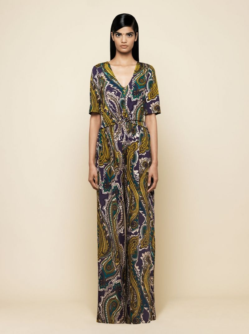 mono para boda estampado jumpsuit invitadas monica cordera